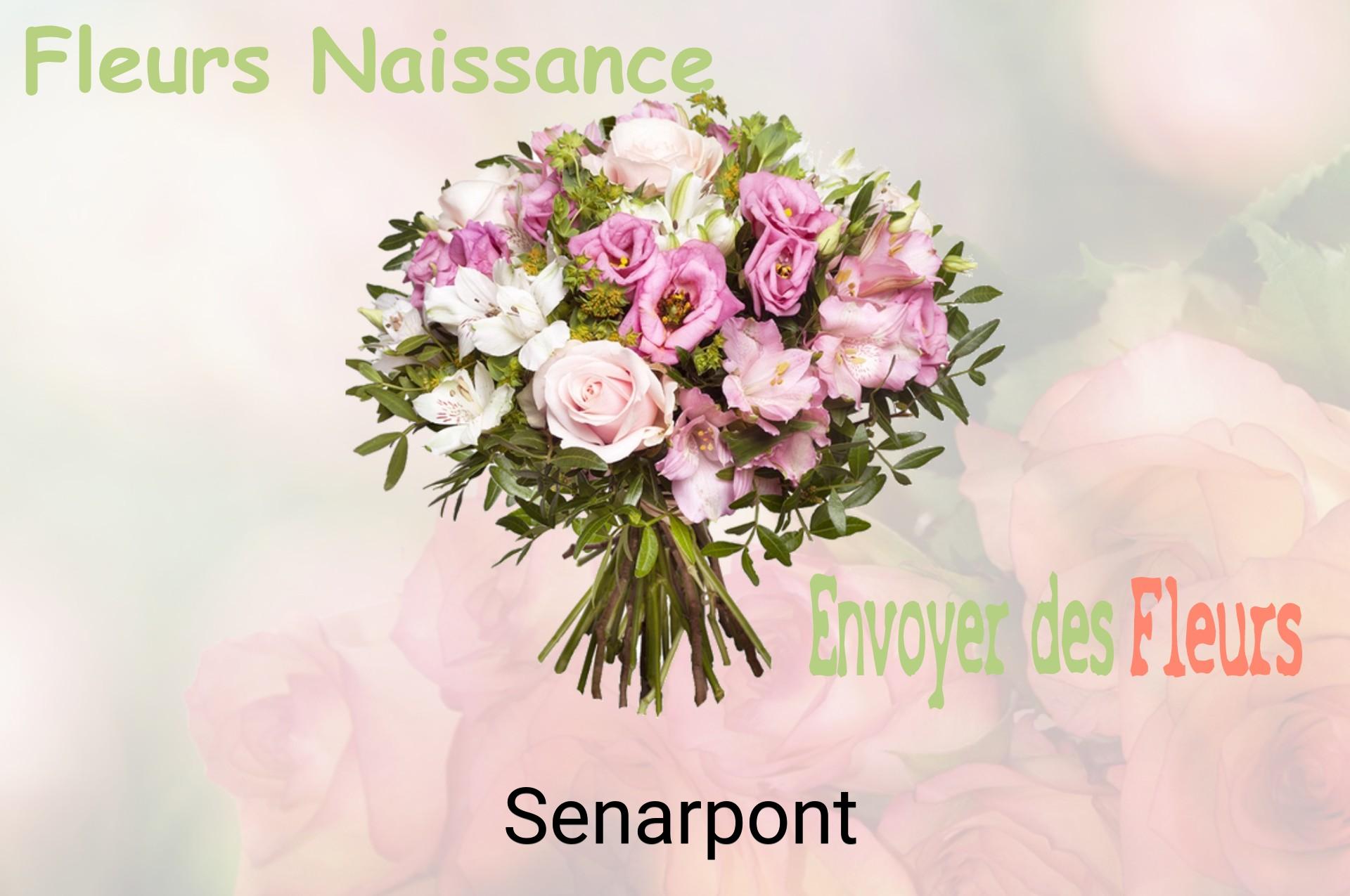 Bouquet de fleurs de naissance livré à Senarpont